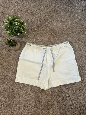 VTG White Women's Drawstring Cargo Shorts